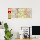 ワシントン、オレゴン、アイダホ ポスター (ホームオフィス)