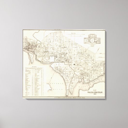 ワシントン キャンバスプリント (正面)
