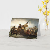 ワシントン·クロスザ·デラウェア カード (黄色い花)