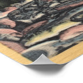 ワシントン – サケのインテリアビュー ポスター (角)