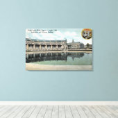 ワシントン・シアトル キャンバスプリント (インサイチュ (ウッドフロア))