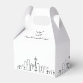 ワシントン・シアトル |シティスカイライン結婚ズ フェイバーボックス (裏面サイド)
