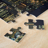 ワシントン、シアトル、スカイラインから夜ケリー1 ジグソーパズル (側面)