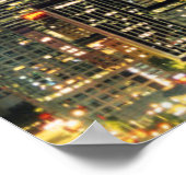 ワシントン、シアトル、スカイラインから夜ケリー1 ポスター (角)