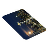 ワシントン、シアトル、スカイラインから夜ケリー1 マグネット (右側)