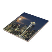 ワシントン、シアトル、スカイライン、ケリー1夜 タイル (側面)