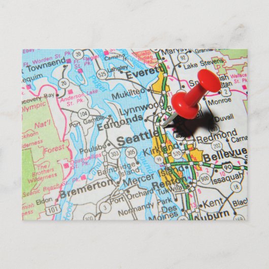 ワシントン・シアトル ポストカード (正面)