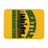 ワシントン・シアトル マグネット (横)