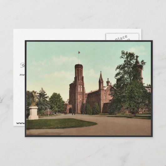 ワシントン。スミソニアン協会クラシック写真 ポストカード (正面/裏面)