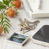 ワシントン – セント山の景色 キーホルダー (側面)