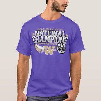 ワシントン・ハスキーズ ナショナルチャンピオン 2025 メンズサッカー Tシャツ