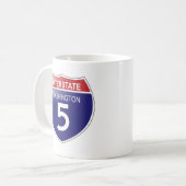 ワシントン・マグ州5 コーヒーマグカップ (正面左)