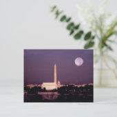 ワシントン・モニュメント、キャピトル、ジェファーソン ポストカード (スタンド正面)