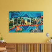 ワシントン – ラージレターシーン2 キャンバスプリント (インサイチュ (リビング))