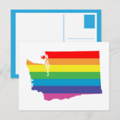 ワシントン・レインボー ポストカード (正面/裏面)