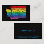 ワシントン・レインボー 名刺 (正面/裏面)