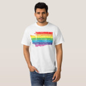 ワシントン・レインボー Tシャツ (正面フル)
