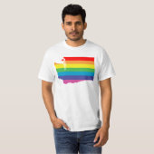ワシントン・レインボー Tシャツ (正面フル)