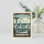 ワシントン |愛国心ヴィンテージはがき ポストカード (スタンド正面)