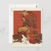 ワシントン – 自由と主の精神 ポストカード (正面/裏面)