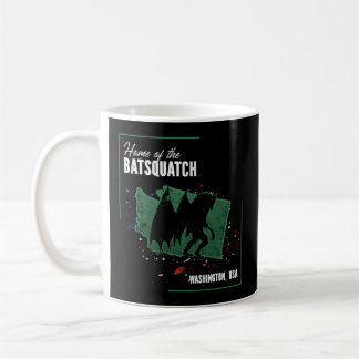 ワシントン – Cryptids Home Of The Batsquatch コーヒーマグカップ