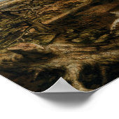 ワシントンAllston Elijah in the Desert ポスター (角)