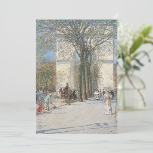 ワシントンArch、春by Frederick Childe Hasssam (スタンド正面)