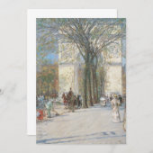 ワシントンArch、春by Frederick Childe Hasssam (正面/裏面)