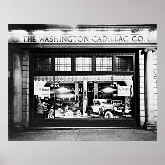 ワシントンCadillac Company Showroom 1927 ポスター (正面)