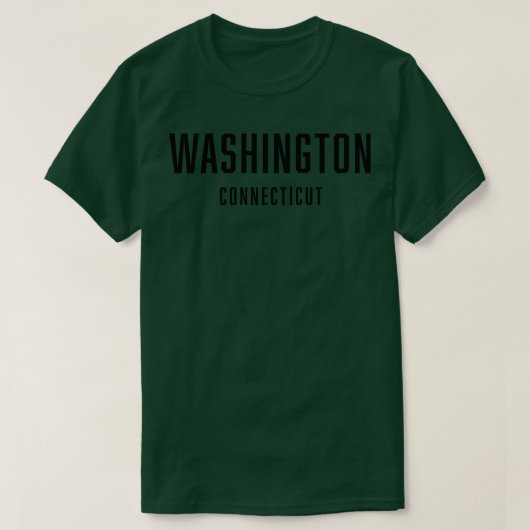ワシントンConnecticut Tシャツ (デザイン正面)