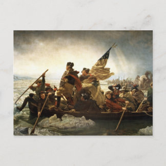 ワシントンCrossing the Delaware - 1851 ポストカード