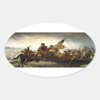 ワシントンCrossing the Delaware - 1851 楕円形シール