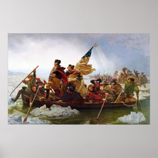 ワシントンCrossing the Delaware Poster ポスター (正面)