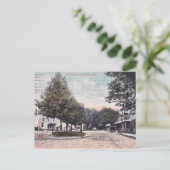 ワシントンCT、メイン・通り、1914年 ポストカード (スタンド正面)