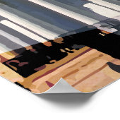 ワシントンD.Cヴィンテージ旅行ポスター ポスター (角)