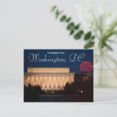 ワシントンD.C.からの挨拶 ポストカード (スタンド正面)
