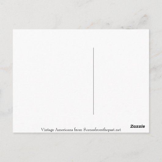 ワシントンD.C.からの挨拶!ヴィンテージポストカード ポストカード (裏面)