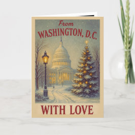 ワシントンD.C.から愛を込めて クリスマスカード