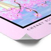 ワシントンD.C./さくらんぼブロッサムプリント ポスター (角)