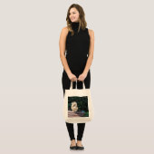 ワシントンD.C.で幸せなリス トートバッグ (正面(モデル))