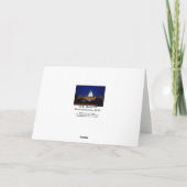 ワシントンD.C.のクリスマスツリーの挨拶状 シーズンカード (裏面)