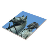 ワシントンD.C.のジョージ将軍像 タイル (側面)