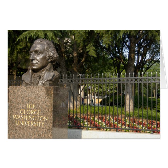 ワシントンD.C.、のジョージ・ワシントンの彫像 (正面横)