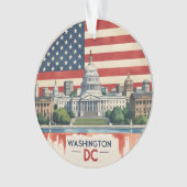 ワシントンD.C.のスカイライン オーナメント (正面)