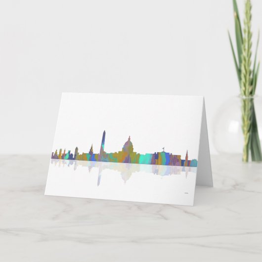 ワシントンD.C.のスカイライン カード (正面)