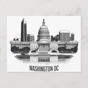 ワシントンD.C.のスカイライン ポストカード