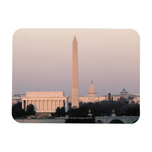 ワシントンD.C.のスカイライン マグネット