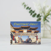 ワシントンD.C.のチャイナタウン友好アーチウェイ ポストカード (スタンド正面)