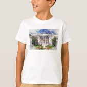 ワシントンD.C.のホワイトハウス - 南側のファサード Tシャツ (正面)