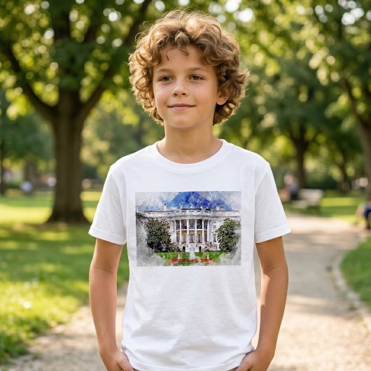 ワシントンD.C.のホワイトハウス - 南側のファサード Tシャツ
